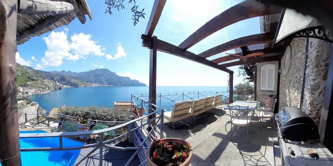 Villa Oliver - Breathtaking Small Pool 14 Sqm Hydromassage On The Rock - Amalfi Coast